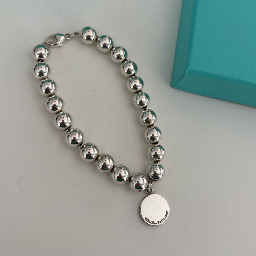 Tiffany & Co. Paloma Picasso Loving Heart Charm Beaded Bracelet - Picture 2 of 3